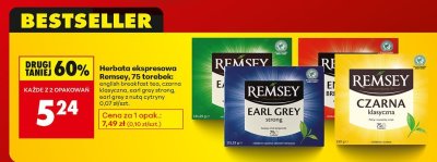 Herbata ekspresowa earl grey strong promocja w Biedronka