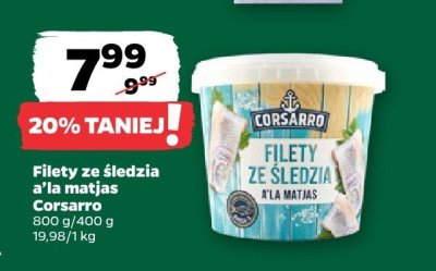 Filety ze śledzia à la matias promocja w Netto