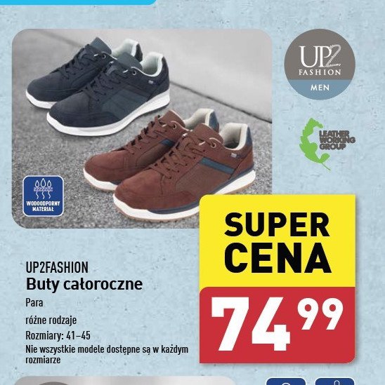 Buty 41-45 Up2fashion promocja w Aldi