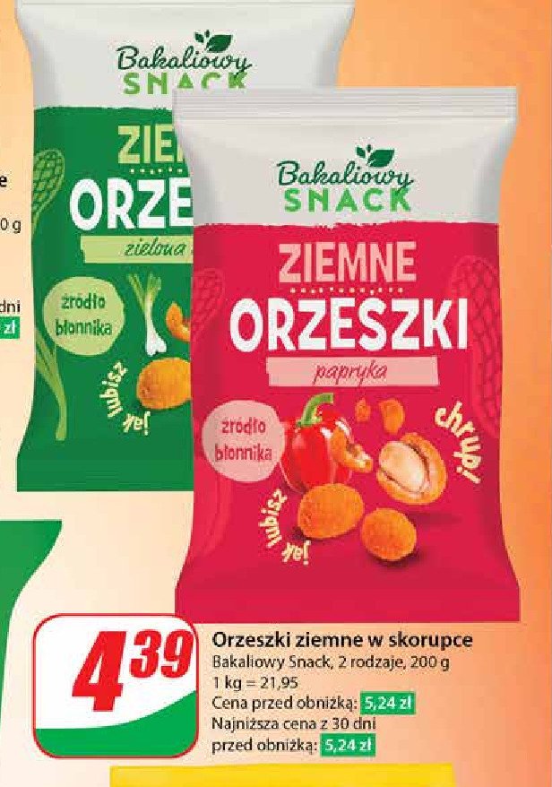 Orzeszki ziemne paprykowe Bakaliowy snack promocja