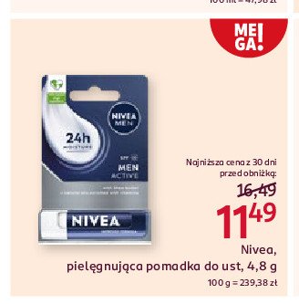 Pomadka active care Nivea men promocja