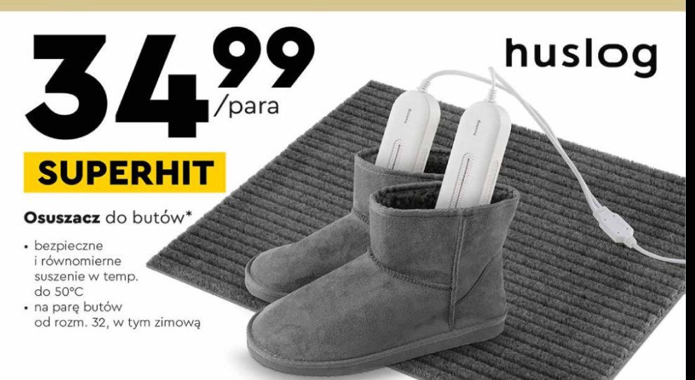 Osuszacz do butów Huslog promocja