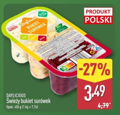 Świeży bukiet surówek  promocja w Aldi