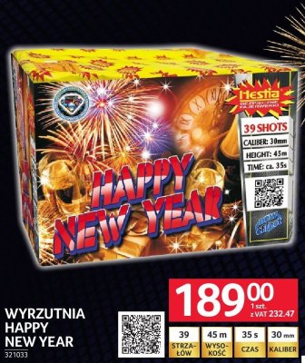 Wyrzutnia Happy New Year promocja w Selgros