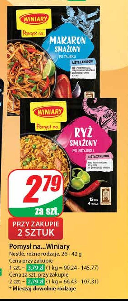 Makaron smażony po tajsku Winiary pomysł na ... promocja