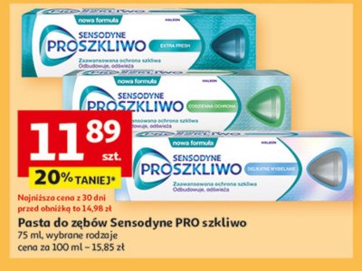 Pasta do zębów Sensodyne pro szkliwo delikatne wybielanie promocja