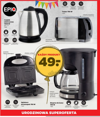 Opiekacz do kanapek 750w Epiq promocja