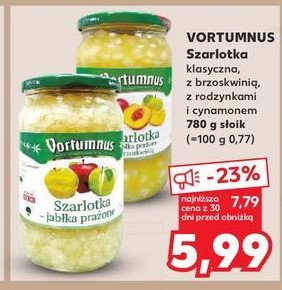 Szarlotka z rodzynkami i cynamonem Vortumnus promocja