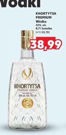 Wódka KHORTYTSA PREMIUM promocja w Kaufland