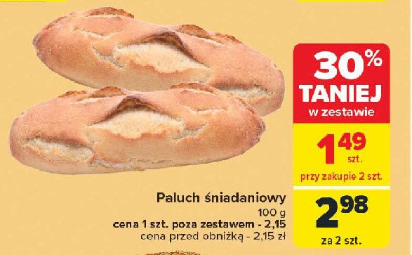 Paluch śniadaniowy promocja w Carrefour Market