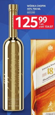 Whisky Johnnie Walker 18 yo 40% 700 ml promocja w Selgros