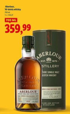 Whisky Aberlour 16-letnia promocja w Lidl