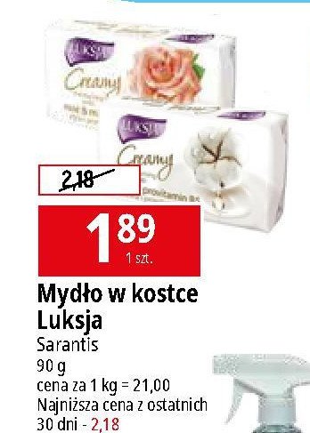 Mydło rose petal & milk proteins Luksja creamy promocja