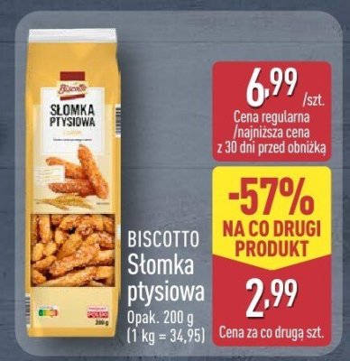 Słomka ptysiowa  promocja w Aldi