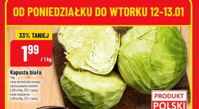 Kapusta biała promocja w POLOmarket