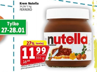 Krem Nutella promocja w Prim Market