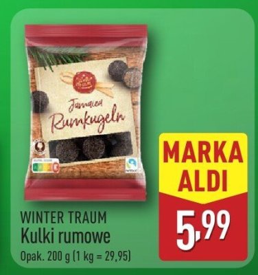 WINTER TRAUM Kulki rumowe promocja w Aldi
