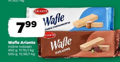 Wafle (różne rodzaje) Ariante promocja w Netto