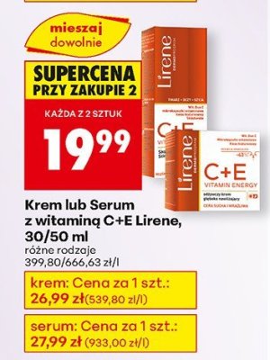 Serum z witaminą C+E  promocja w Biedronka