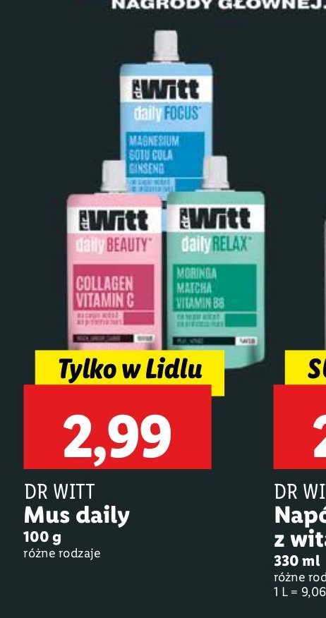 Mus witaminowy relax Dr witt promocja