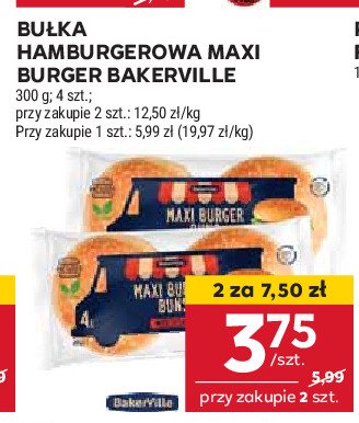 Bu艂ka hamburger z sezamem maxi Bakerville promocja
