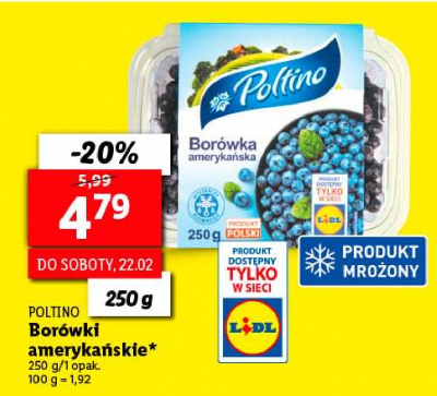 Bor贸wka ameryka艅ska Poltino promocja
