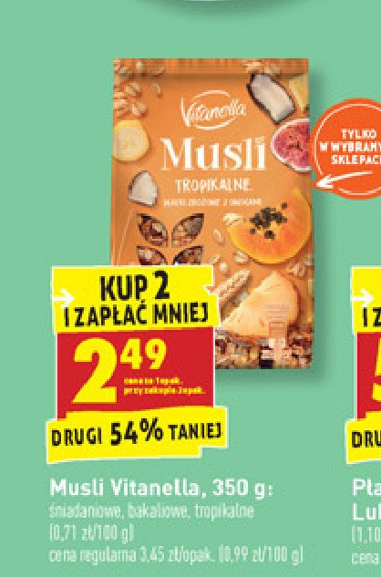 Musli 艣niadaniowe Vitanella promocja