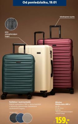 Walizka duża z ABS-u promocja w Lidl