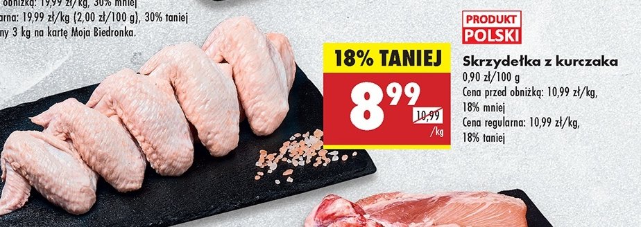 Skrzydełka z kurczaka promocja w Biedronka