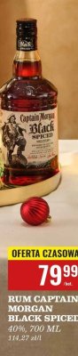 Rum Black Spiced promocja w Biedronka