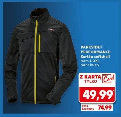 Kurtka softshell l-xxl Parkside performance promocja