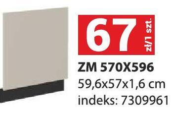 Szafka kuchenna ZM 570X596 promocja w Merkury Market