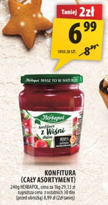 Konfitura (cały asortyment) herbapol promocja w Arhelan