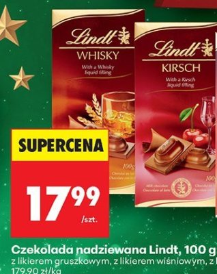 Czekolada nadziewana 100 g z whisky promocja w Biedronka