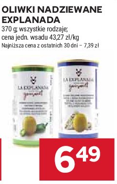 Oliwki zielone nadziewane jalapeno La explanada promocja