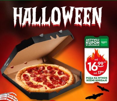 Pizza na wynos różne rodzaje promocja w Żabka