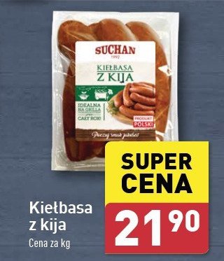 Kiełbasa z kija SUCHAN promocja w Aldi