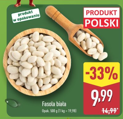 Fasola biała promocja w Aldi