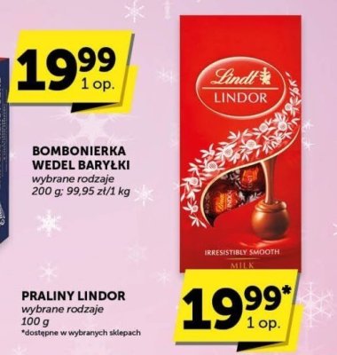 Praliny Lindor promocja w Groszek