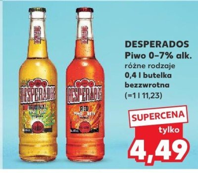 Piwo różne rodzaje promocja w Kaufland