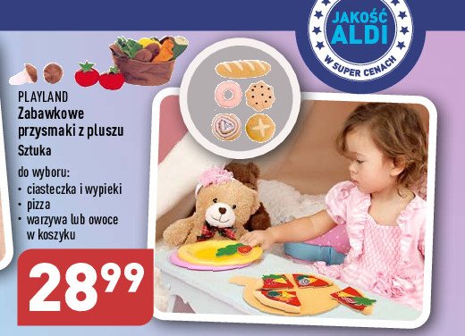 Warzywa w koszyku z pluszu Playland promocja