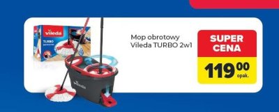 Mop obrotowy Turbo 2w1 Vileda promocja w Carrefour
