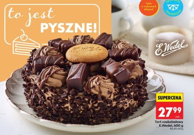 Tort czekoladowy E.Wedel promocja w Biedronka