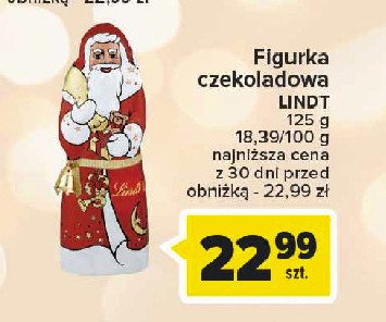 Mikołaj z czekolady Lindt promocja