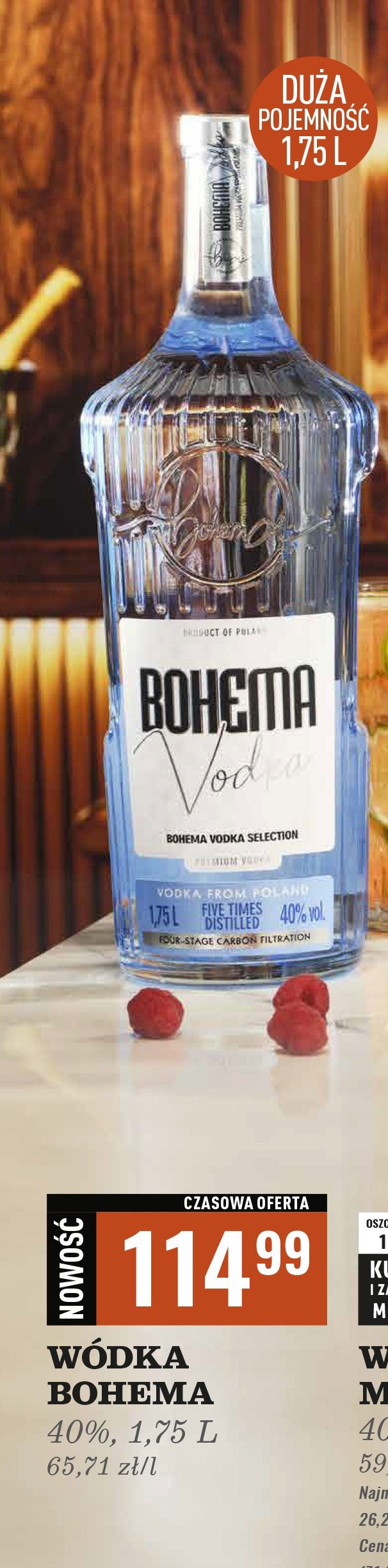 Wódka Bohema vodka promocja