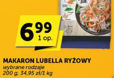 Makaron Lubella ryżowy wybrane rodzaje promocja w ABC
