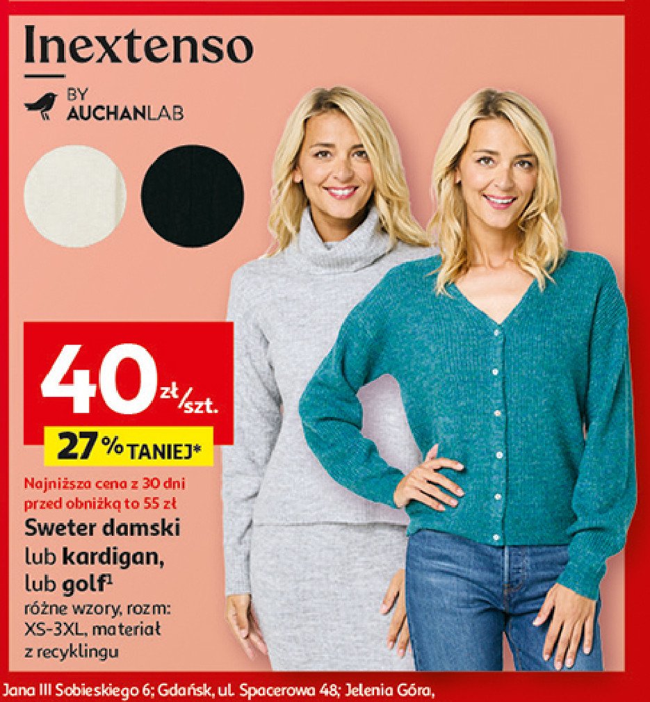 Golf damski Auchan inextenso promocja