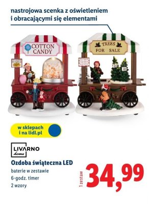 Ozdoba świąteczna LED promocja w Lidl