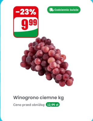 Winogrono ciemne kg promocja w Dino