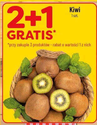 Kiwi 2+1 gratis promocja w POLOmarket